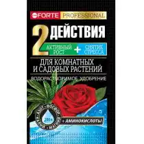 Водорастворимое удобрение Bona Forte для комнатных и садовых растений содержит бор, что поможет при закладке бутонов и цветении