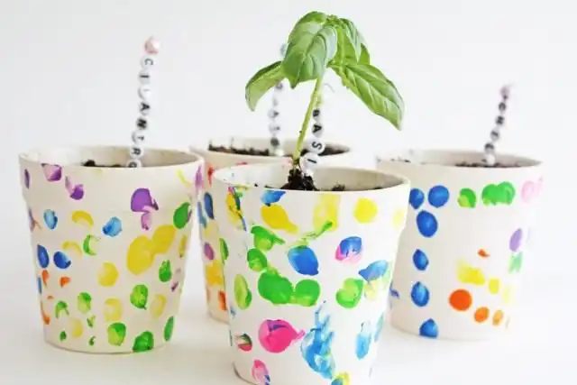 Декорирование цветочного горшка