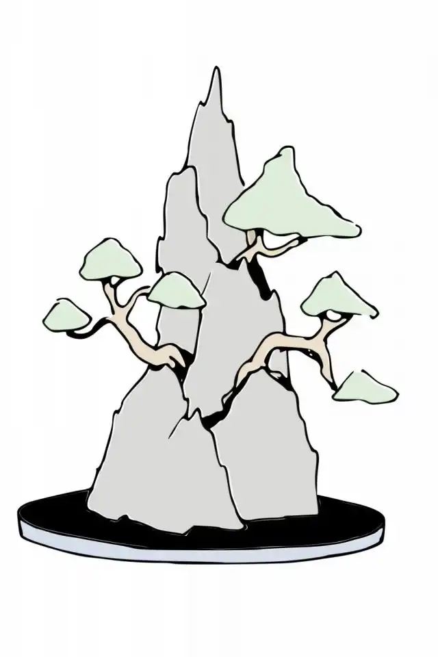 Стиль бонсай Исицуки (Ishitsuki)