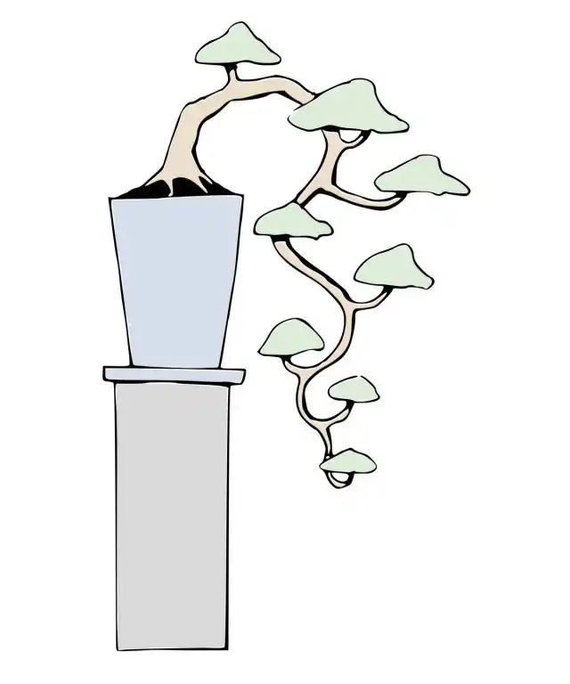 Стиль бонсай Кэнгай (Kengai)