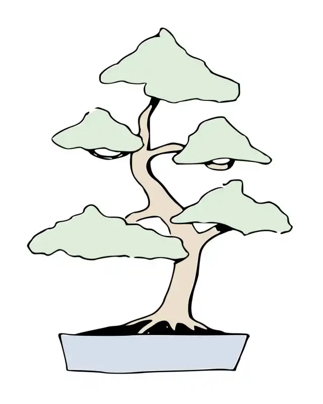 Стиль бонсай Моёги (Moyogi)