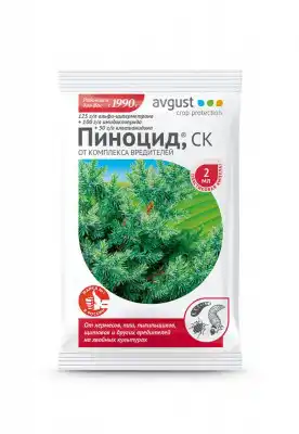 Незаменимый препарат от комплекса вредителей на хвойных растениях «Пиноцид»