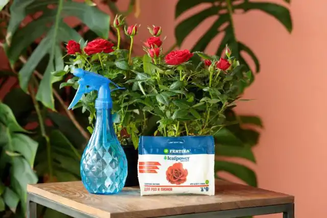 Водорастворимое Фертика LEAF POWER для роз и пионов.