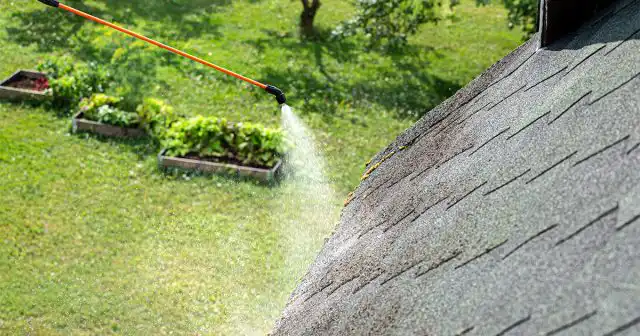 Механическое удаление мха чревато повреждениями кровли, поэтому его придётся уничтожить с помощью тех же средств Dr.Klaus