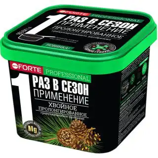 Удобрение Хвойное Bona Forte с цеолитами, комплексом минералов, витаминов и стимуляторов поможет туе пережить пересадку