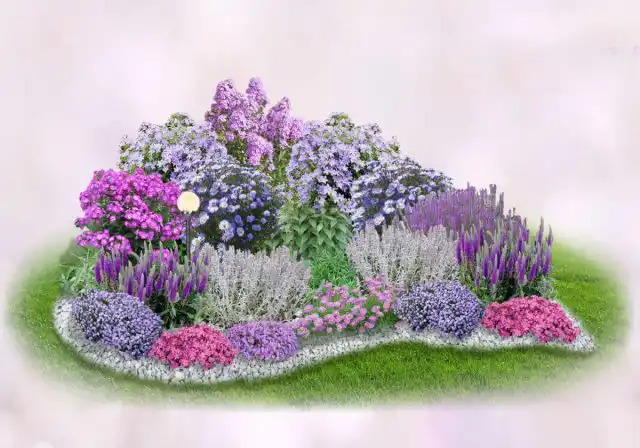 Общий вид миксбордера