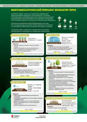 Как пользоваться микробиологическим препаратом Экобактер-терра