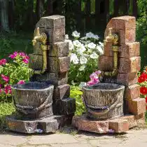 Садовые умывальники-фонтаны
