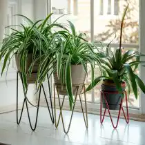 Металлические поставки для цветов на подоконник