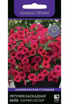 Петуния каскадная «Вейв Кармин Велюр»