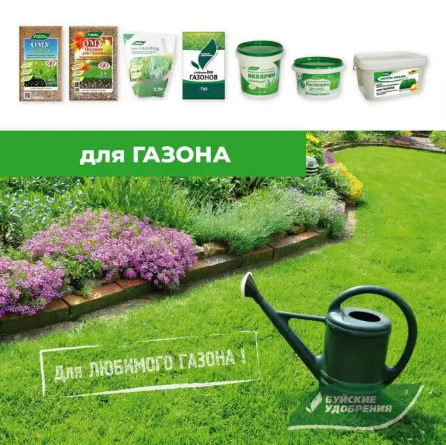Удобрения для газона
