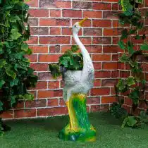 Кашпо в виде цапли