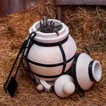 Кочерга, лопатка и прочие инструменты для готовки на открытом огне