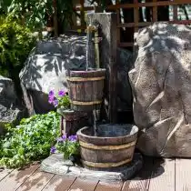 Умывальник в виде кадок