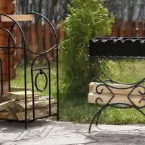 Миниатюрный мангал и дровница