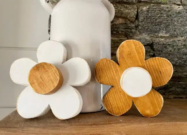 Деревянные цветы станут забавным и гипоаллергенным акцентом детской комнаты