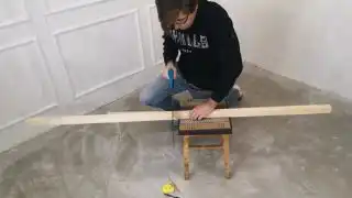 Распилите бруски по нужным размерам