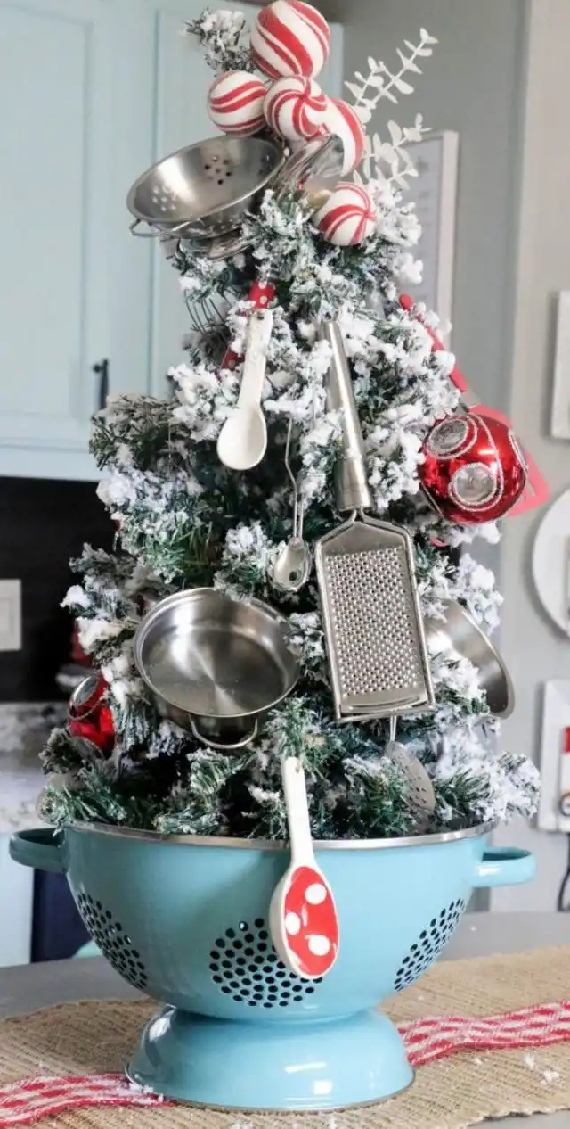 Стильная ёлка на кухню