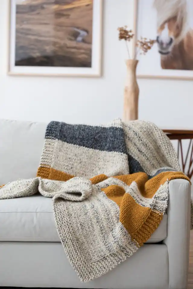 Плед в интерьере