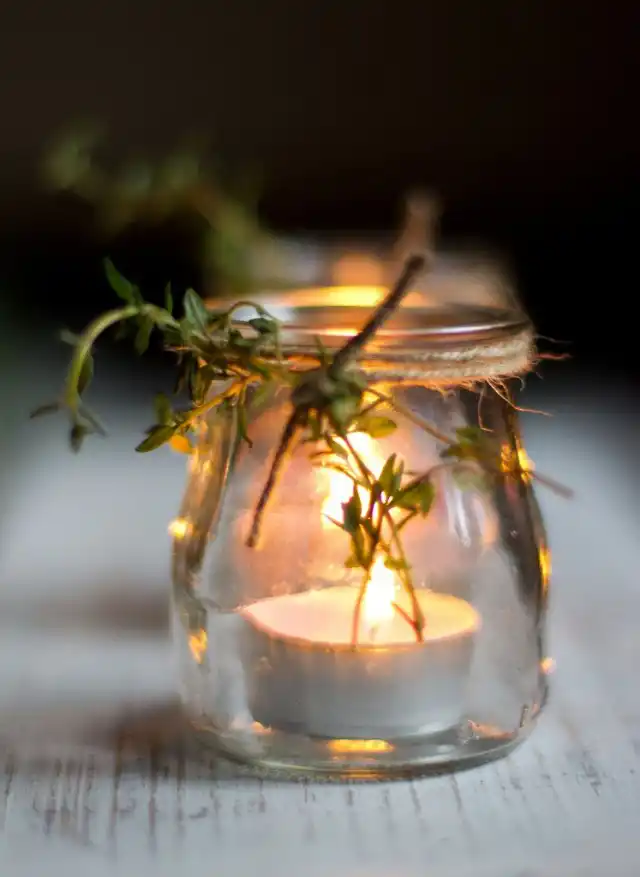 Свечка в банке