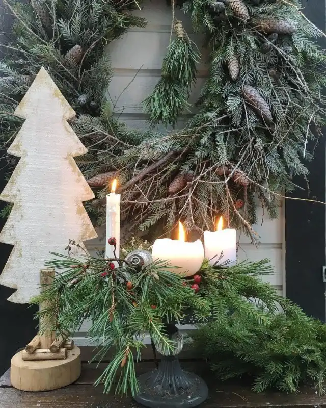 Хвойный новогодний декор