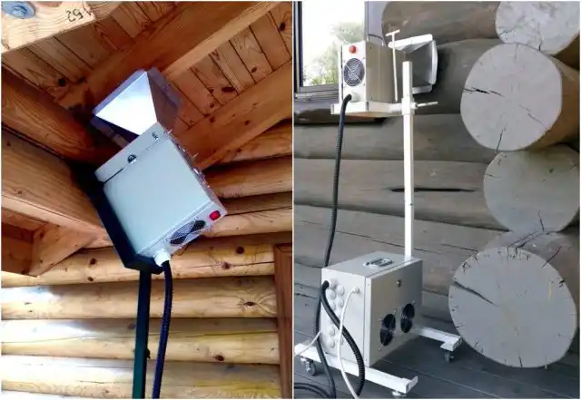 Термическая обработка сверх высокочастотным излучателем СВЧ, уничтожение вредителей высокой температурой.