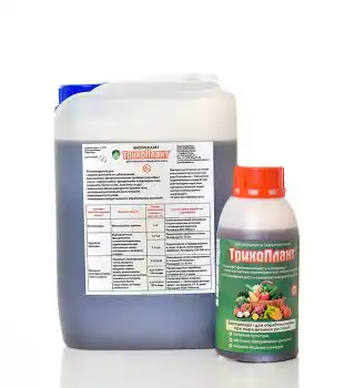 Для обработки почвы лучше использовать биопрепарат «ТРИХОПЛАНТ», который снижает фитотоксичность и содержит необходимые для плодородных почв микроорганизмы.