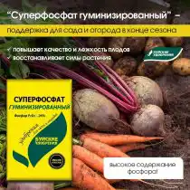 Корнеплоды, луковичные культуры и картофель полезно подкормить суперфосфатом – 15-20 г на 1 кв.м 2-3 раза в сезон с интервалом 3-4 недели