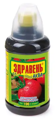 «Здравень аква» для садовых томатов и перцев — жидкое комплексное органоминеральное удобрение