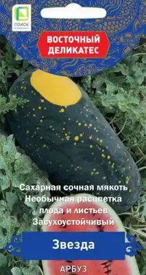 Среднеспелый сорт арбуза «Звезда»