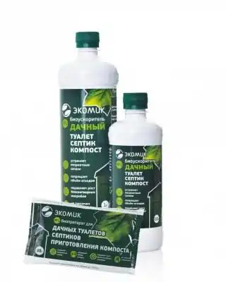Биоускоритель для дачных туалетов «Экомик Дачный»
