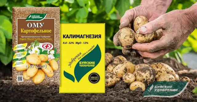 Набор удобрений для посадки картофеля