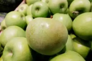 Загар (поверхностный ожог, побурение кожицы) яблока