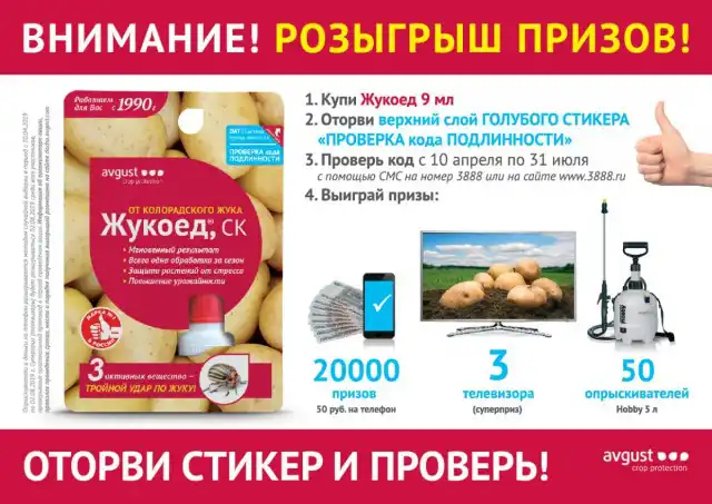 Акция от фирмы «Август»