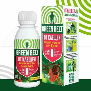 Для уничтожения клещей применяется препарат «От клещей» Green Belt.