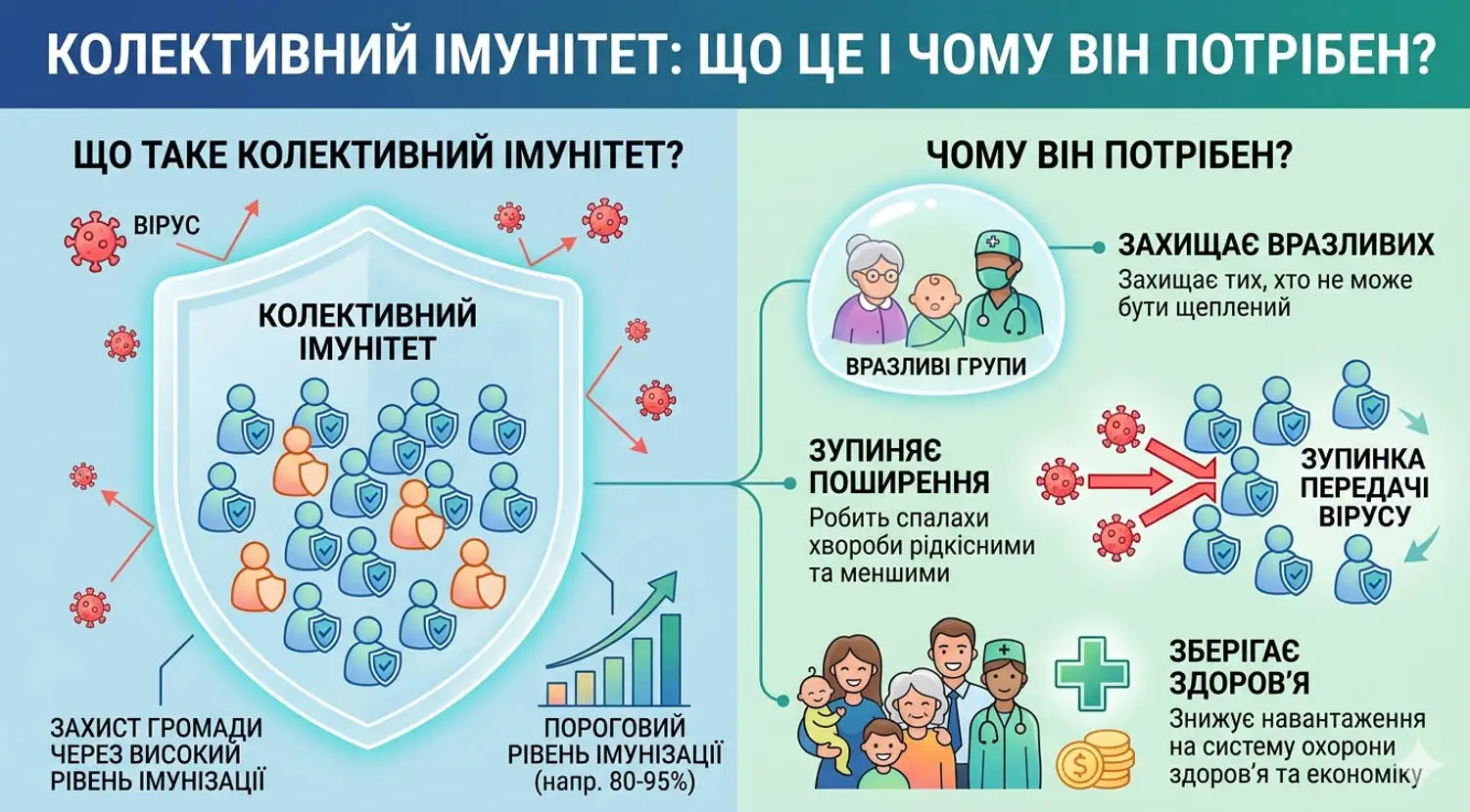 Як працює колективний імунітет?