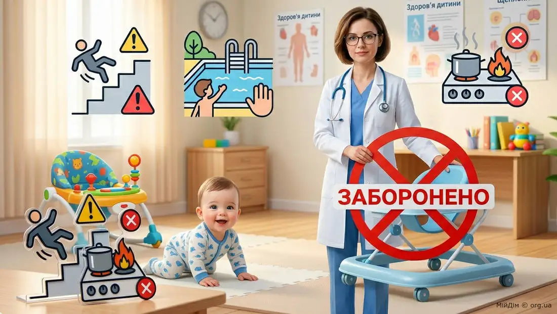 Небезпечно і марно: педіатри закликають відмовитися від дитячих ходунків