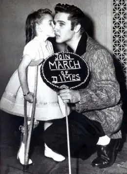 Елвіс Преслі - боротьба з поліомелітом