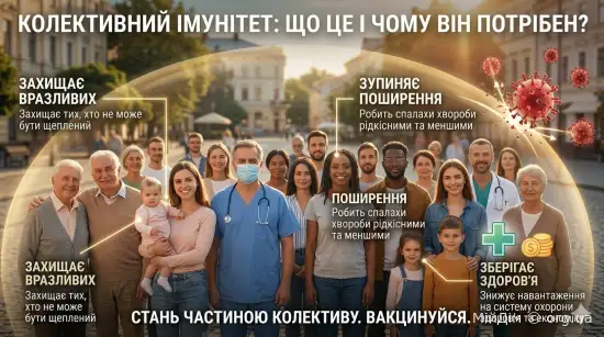 Що таке колективний імунітет і чому він потрібен?