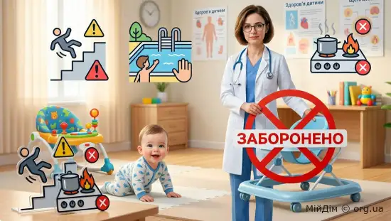 Небезпечно і марно: педіатри закликають відмовитися від дитячих ходунків
