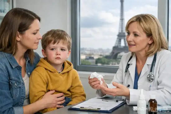 Як лікують застуду у французьких дітей?