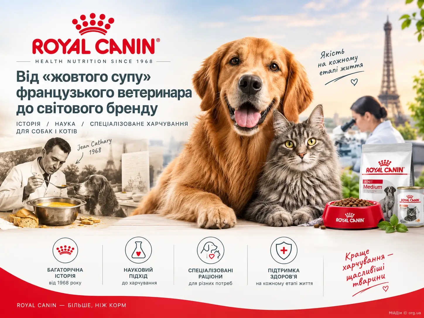 Royal Canin: від «жовтого супу» французького ветеринара до світового бренду
